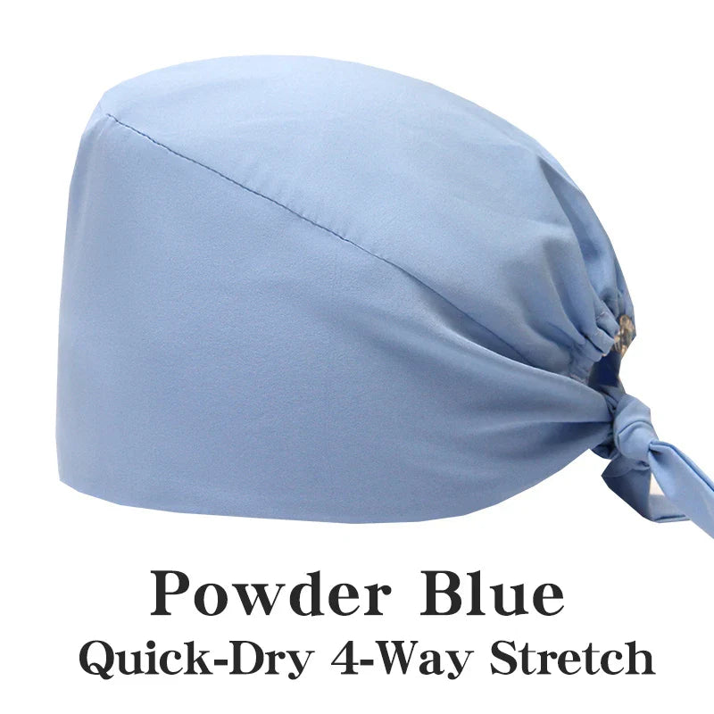 Cralom Summer Medical Caps for Beauty Salon, Spa & Clinic - Soft Surgical Hats