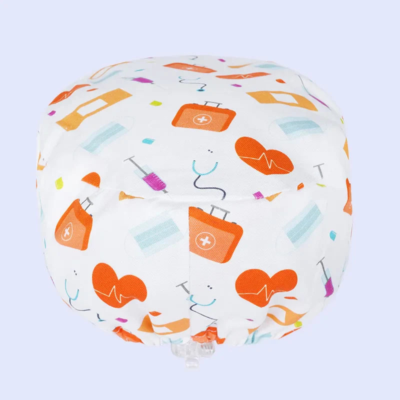Cralom Multicolor Sweat-absorbent Surgical Hats for Vet & Dental Procedures