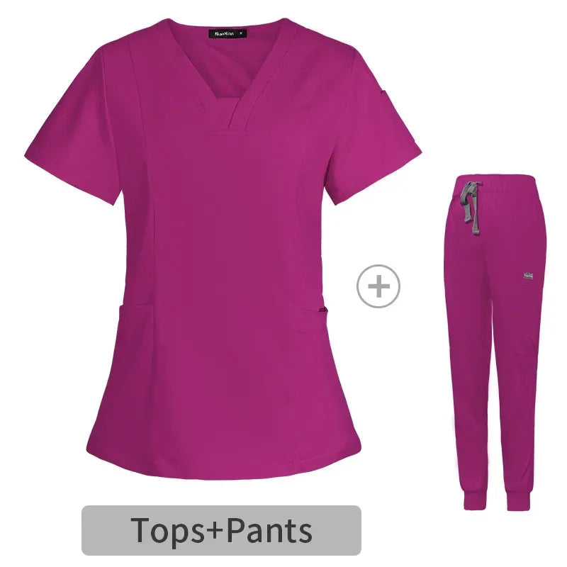 Cralom Unisex Medical Scrubs for Hospital and Dental Surgery Work
