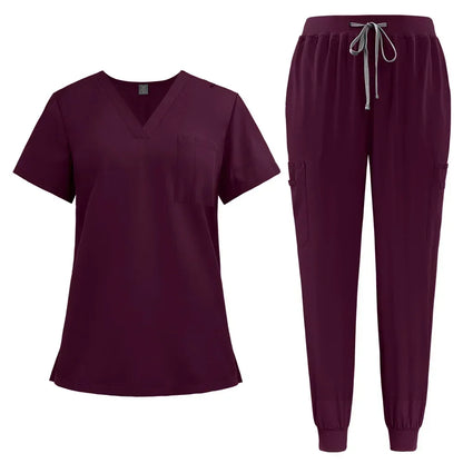 Cralom Men's Medical Scrubs Set - Premium Hospital Uniform for Healthcare Professionals