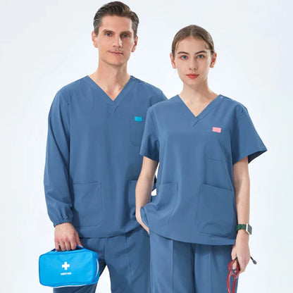 Cralom Stretch Quick-Dry Scrub Set - Premium Medical Professionals Uniform