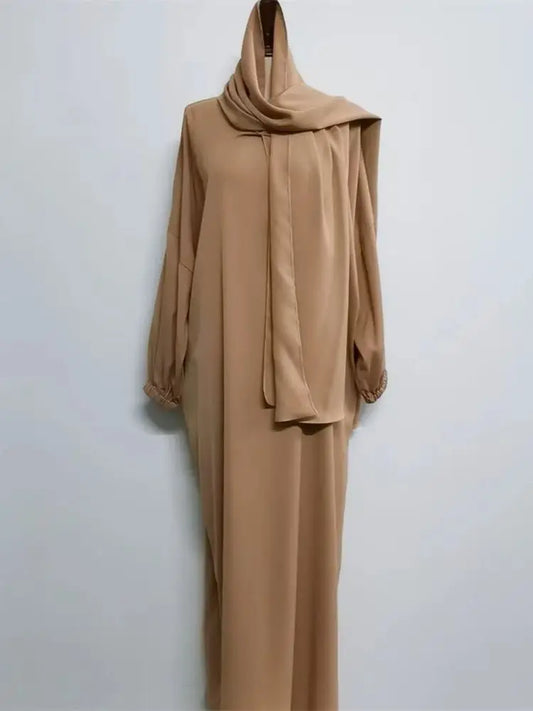 Cralom Modest Eid Niqab Abaya Kaftan Dress