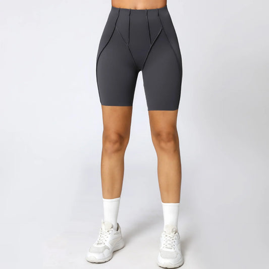 Cralom High Waist Yoga Shorts with Pockets for Women: Workout, Running, Gym, Cycling