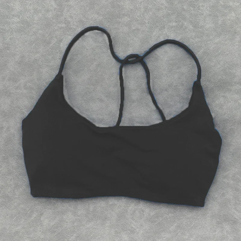 Cralom Quick Dry Halter Yoga Sports Bras for Women: Impact Crop Tops Gym Fitness Vests