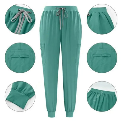 Cralom Unisex Nurse Scrubs Set for Hospital and Dental Clinic Uniforms