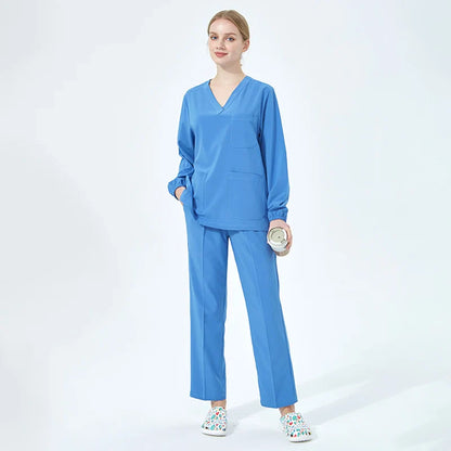 Cralom Women's Quick Dry Scrub Sets for Pet Hospital & Dental Clinic