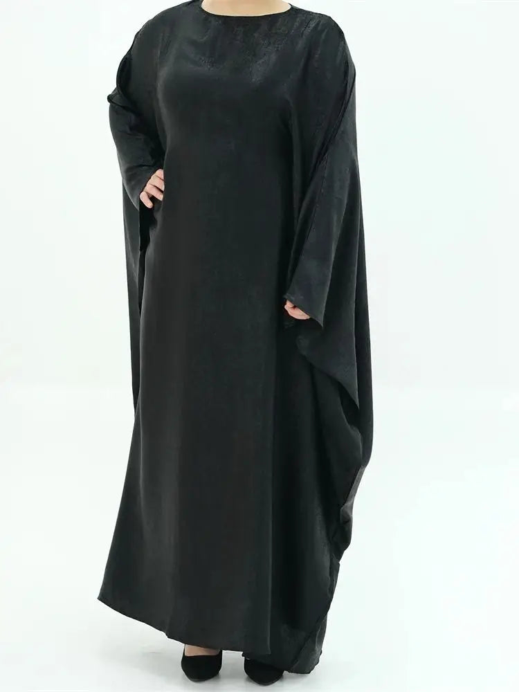 Cralom Luxury Satin Maxi Abaya for Women Muslim - Cralom Ramadan Eid Dubai Abayas