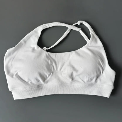 Cralom One Shoulder High Impact Sports Bra - Adjustable Straps & Removable Pads