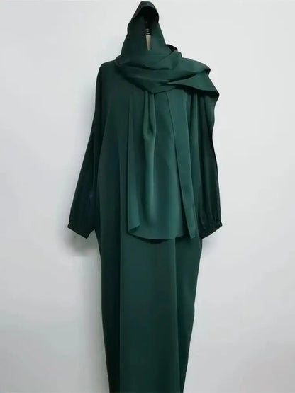 Cralom Modest Eid Niqab Abaya Kaftan Dress