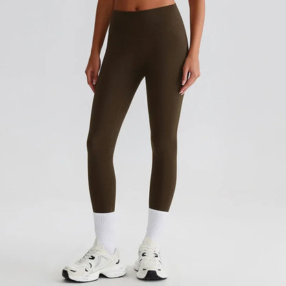 Cralom Seamless High Waist Yoga Pants for Running Outdoor Workout