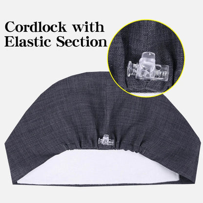 Cralom Dentist Scrub Caps | Soft Unisex Nursing Hats for Long Hair