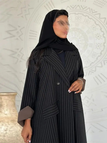 Cralom Shiny Satin Batwing Kimono Abaya Dubai Luxury Muslim Kaftan Robe