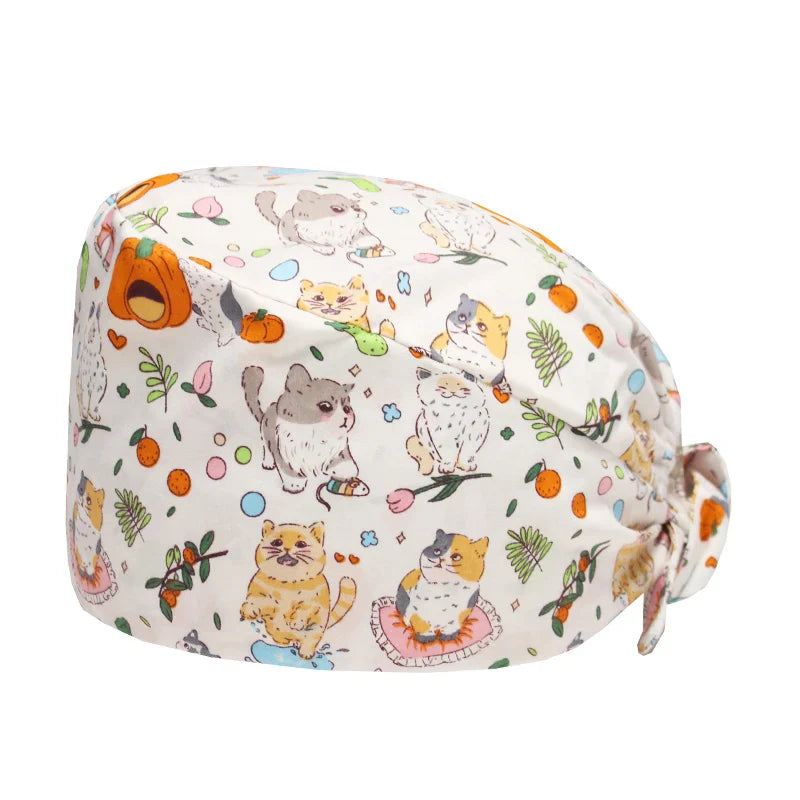 Cralom Women's Long Hair Dental Scrub Caps - Surgical & Lab Headwear
