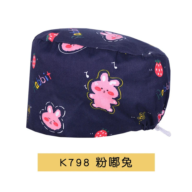 Cralom Cotton Scrub Caps - Unisex Nursing Surgical Medical Hat for Stylish Professionals