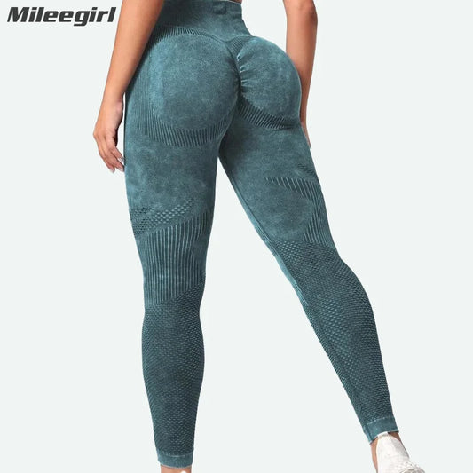 Cralom High Waist Seamless Sports Leggings for Women