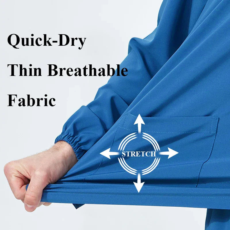 Cralom Stretch Quick-Dry Scrub Set - Premium Medical Professionals Uniform