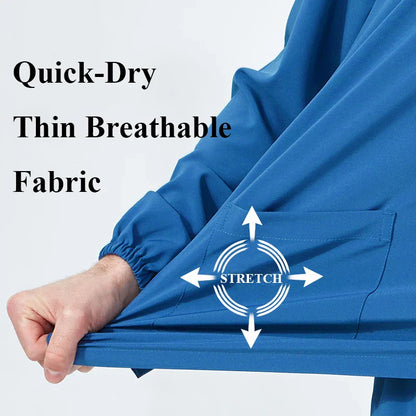 Cralom Stretch Quick-Dry Scrub Set - Premium Medical Professionals Uniform