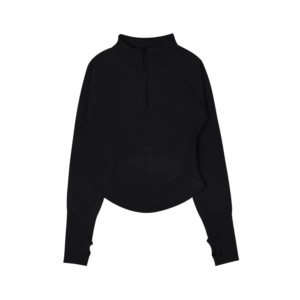 Cralom Seamless Half Zip Gym Top - Women's Yoga Fitness Jacket