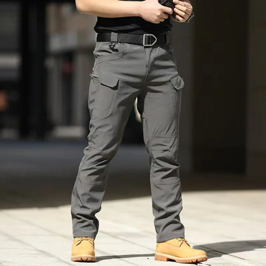 Cralom Outdoor Elastic Workwear Pants: Spring & Autumn Training Gear