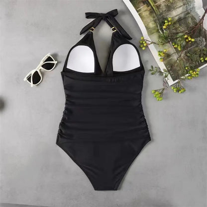 Cralom 2025 One Piece Push Up Swimsuit Monokini for Women