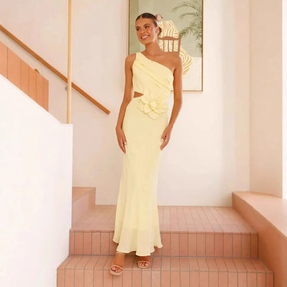 Cralom Women's Strapless Slim Fit Dress