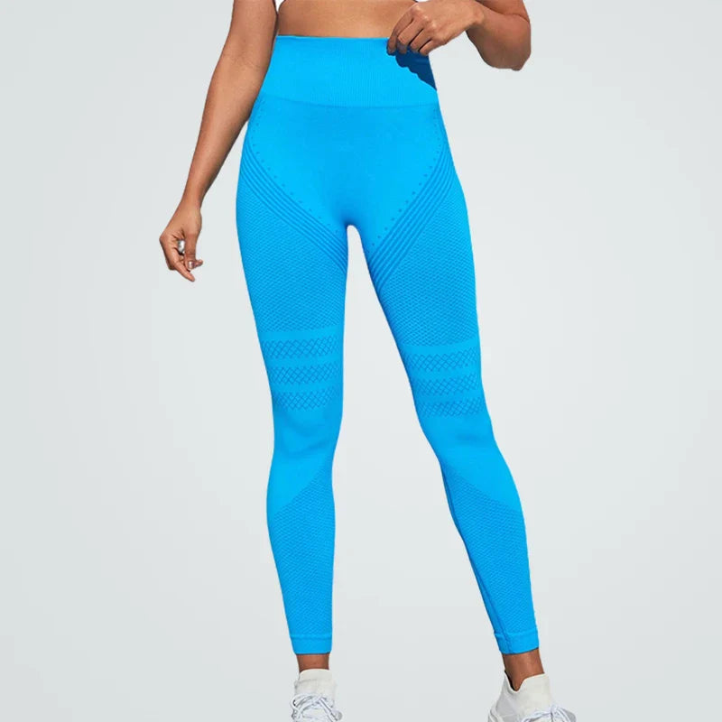 Cralom High Waist Hip Lifting Yoga Pants Running Leggings