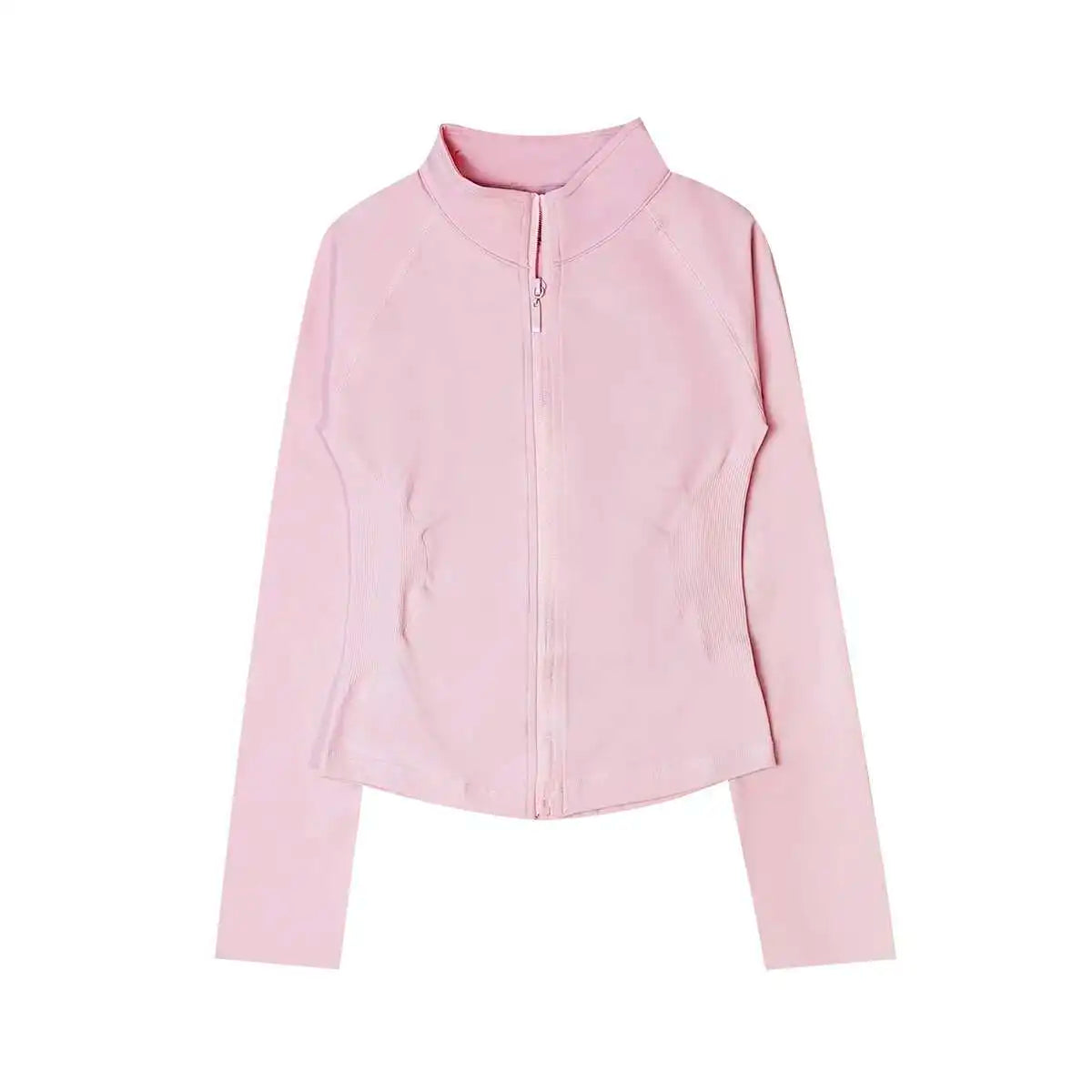 Cralom Zippy Jacket: Women's Seamless Active Wear Gym Top for Running, Yoga & Pilates