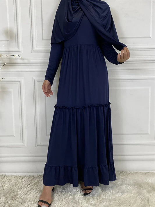 Cralom Modest Abaya Hijab Kebaya Kaftan Robe for Muslim Women