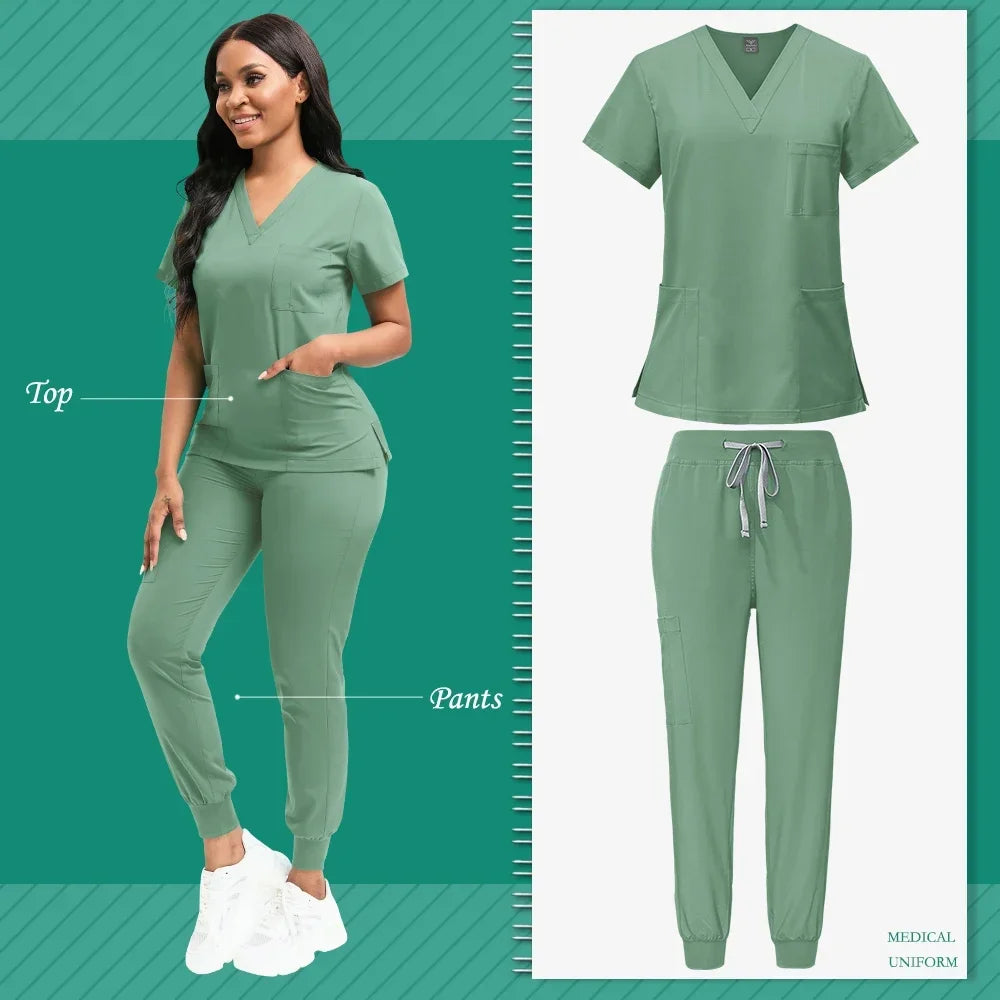Cralom Beauty Spa Uniform Set for Women