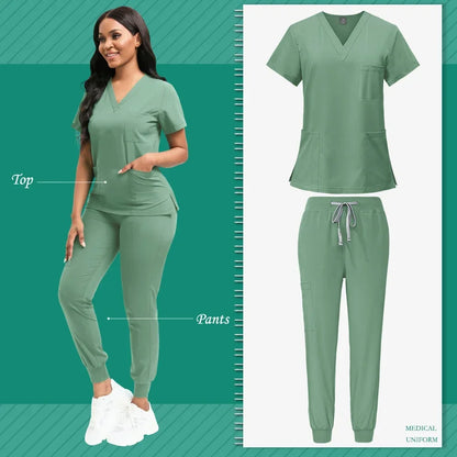 Cralom Beauty Spa Uniform Set for Women