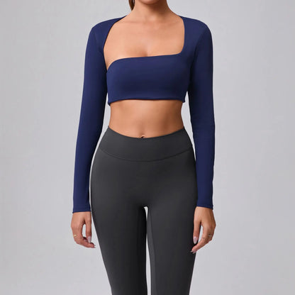 Cralom Women's Lightweight Long Sleeve Yoga Tunic for Outdoor Sports & Fitness
