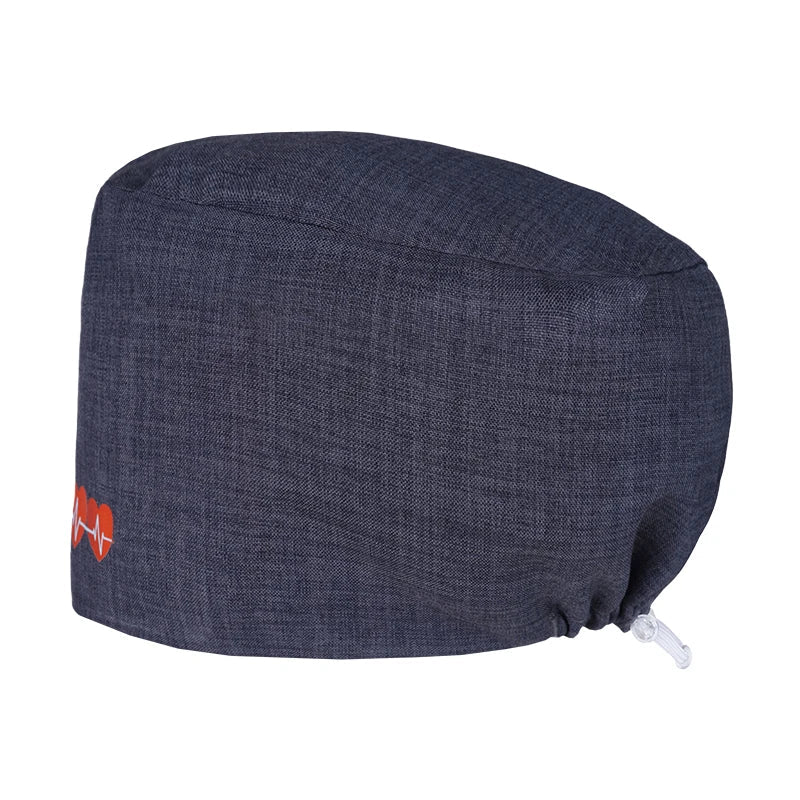 Cralom Dentist Scrub Caps | Soft Unisex Nursing Hats for Long Hair