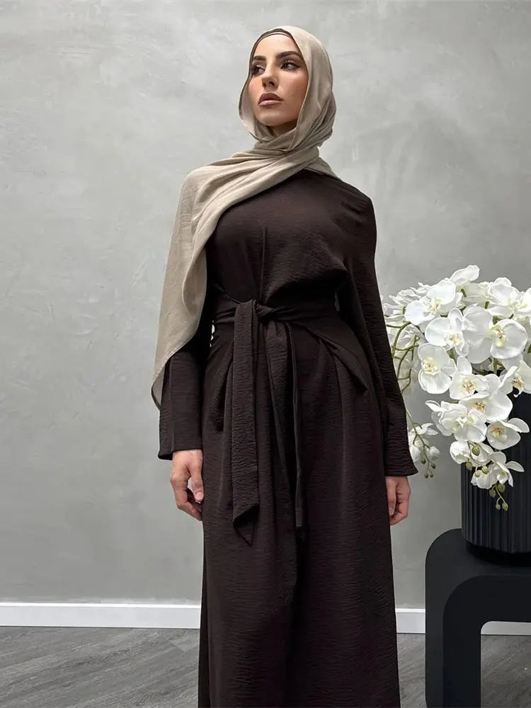 Cralom Ramadan Eid Modest Abayas - Elegant Kaftan Dresses for Muslim Women