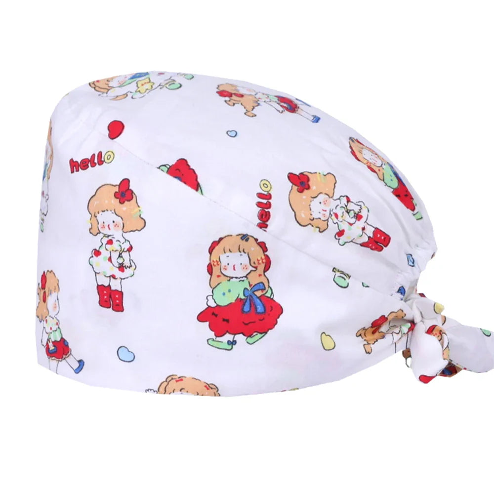 Cralom Women's Long Hair Dental Scrub Caps - Surgical & Lab Headwear