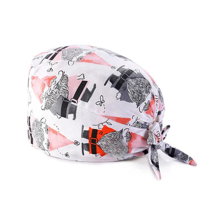 Cralom Cotton Nurse Scrub Cap: Adjustable and Breathable Dentist Hat