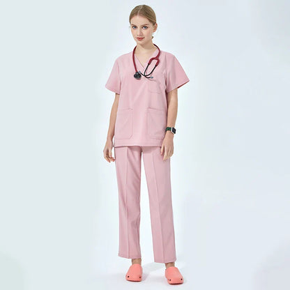 Cralom Women's Quick Dry Scrub Sets for Pet Hospital & Dental Clinic
