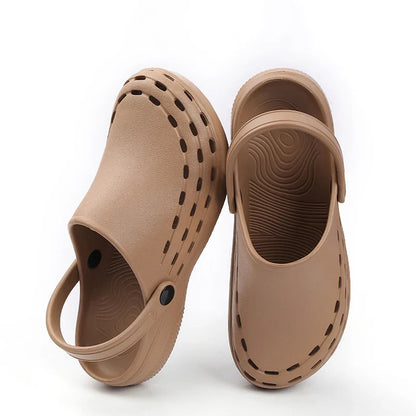 Cralom Summer Beach Sandals with Slip-Resistant Contoured Footbeds