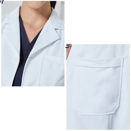 Cralom Silky Pharmacy Essentials Robe Midriff Coat Uniforms