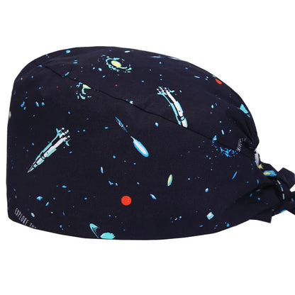 Cralom Cotton Scrub Caps - Breathable Surgical Hats for Women and Men