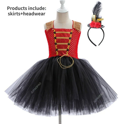 Cralom Baby Girl Lace Tutu Festive Costume Set
