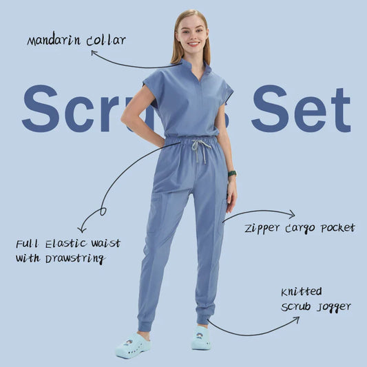 Cralom Women's Performance Scrub Set - Ideal for Medical Professionals