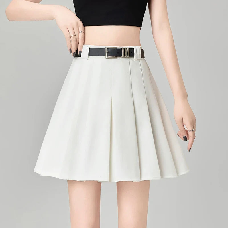 Cralom High Waist Pleated Mini Skirt 2025 Spring Summer Collection