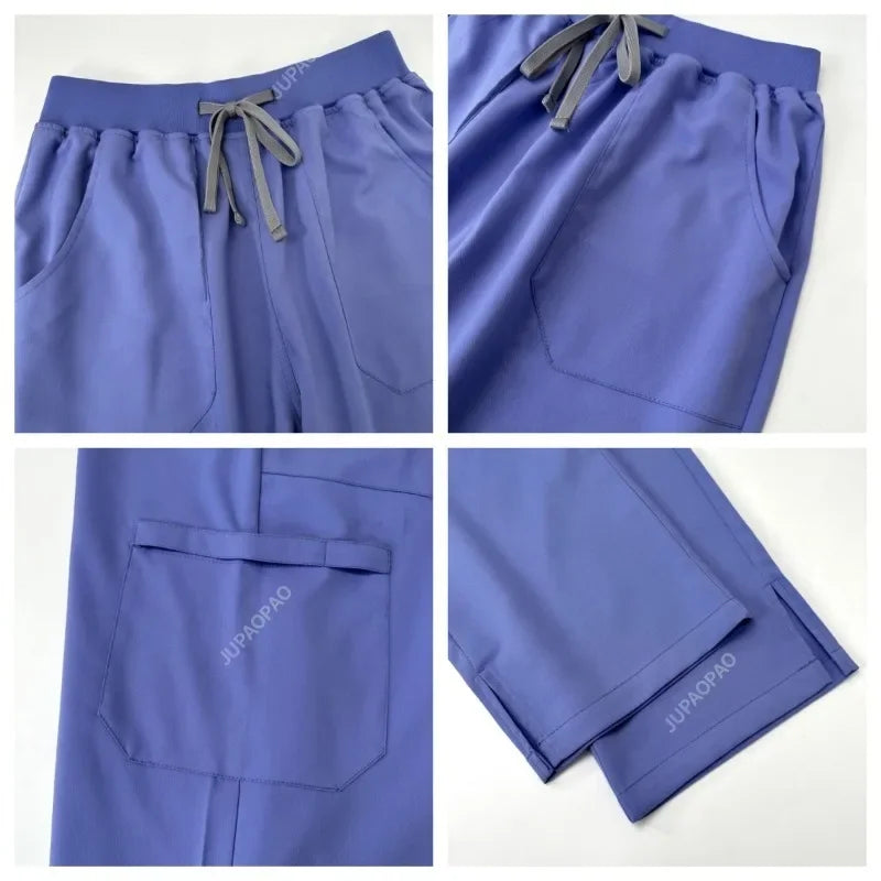 Cralom Stylish Pet Hospital Work Uniform Set for Medical Professionals