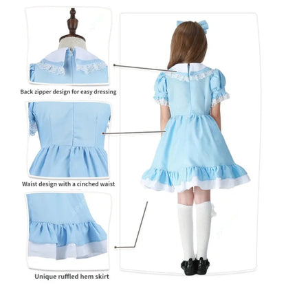 Cralom Classic Maid Anime Cosplay Costume Plus Size Apron Maid