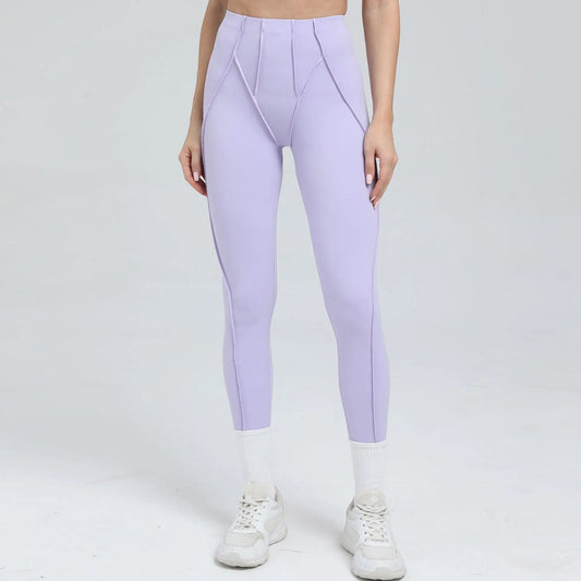 Cralom High Waist Yoga Leggings for Women - Peach Hip Raise Fitness Pants