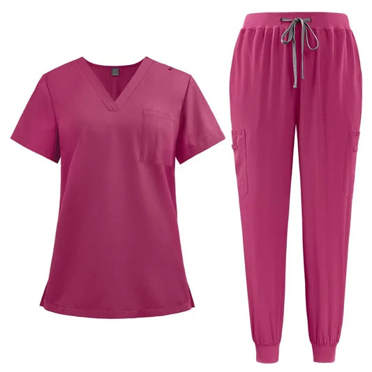 Cralom Men's Medical Scrubs Set - Premium Hospital Uniform for Healthcare Professionals