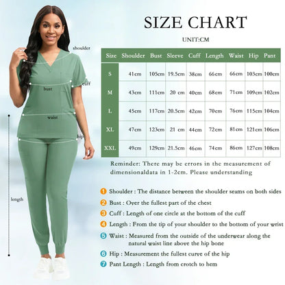 Cralom Beauty Spa Uniform Set for Women