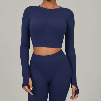 Cralom Seamless High-Intensity Workout Top for Women