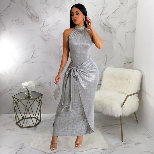 Cralom African Style Sleeveless Party Dress Summer 2025