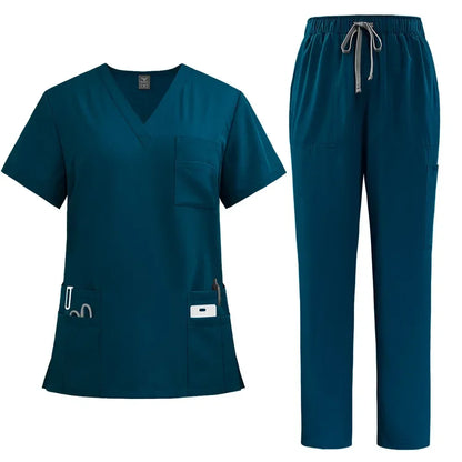 Cralom Medical Nursing Uniforms Set for Beauticians and Pet Clinic Staff